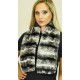 Rex-Chinchilla fur scarf